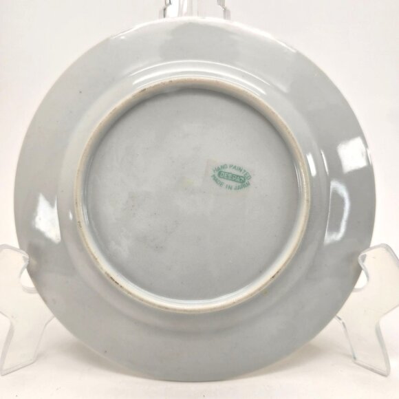 Mt. Fuji Plate Japanese Hand-Painted Decorative Floral Bamboo JE158 - Picture 4 of 4